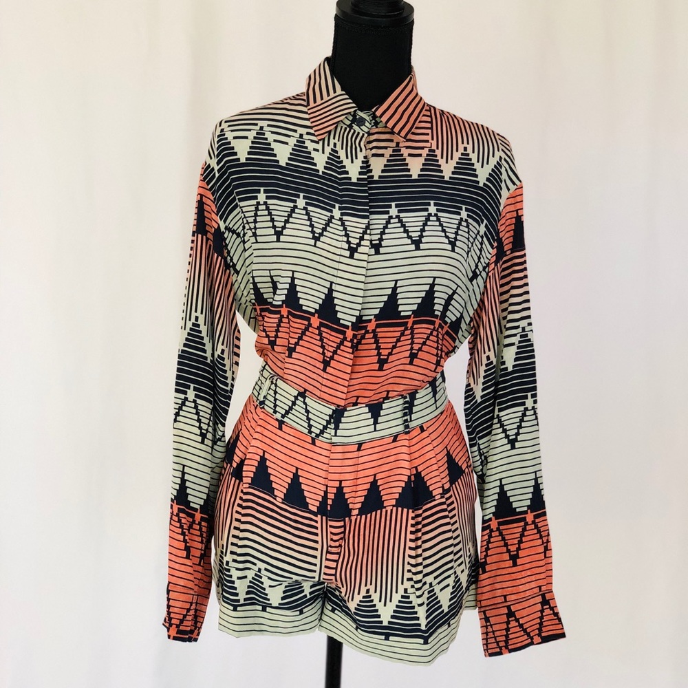 Silk Tribal Short Set